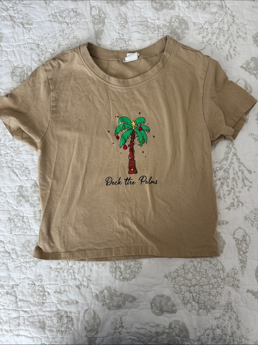 Christmas crop top